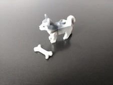 LEGO Husky Dog with Bone Black