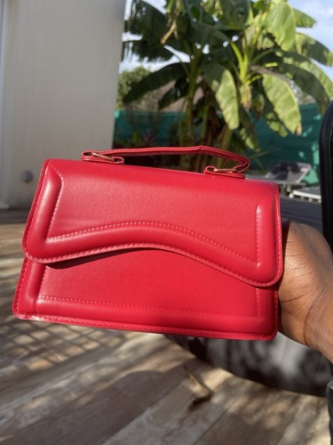 Sac pochette rouge - , bordeaux