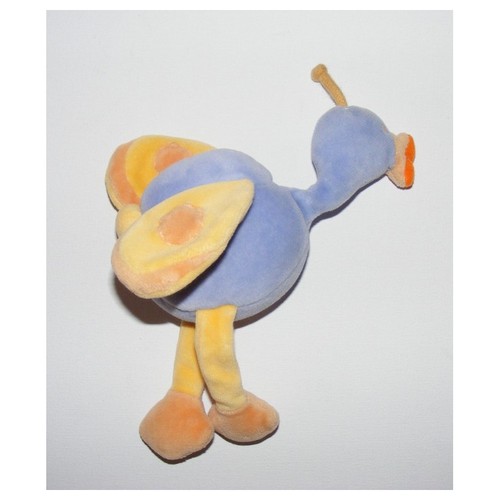 Doudou canard bleu les - bleu, jouets