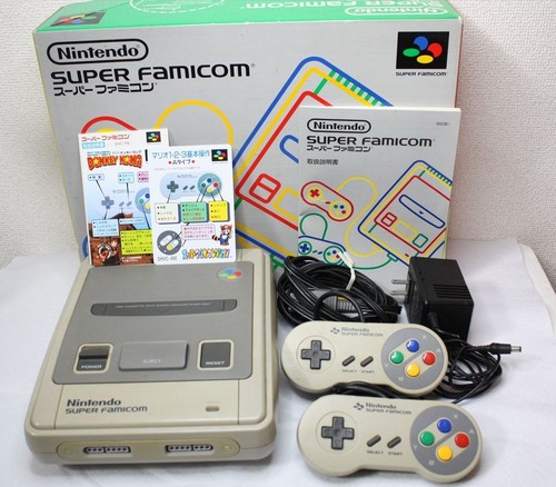 Console nintendo super famicom - super,