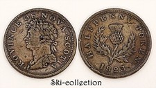 1/2 Half Penny Token 1823. PROVINCE OF NOVA SCOTIA. Canada. Empire Britannique