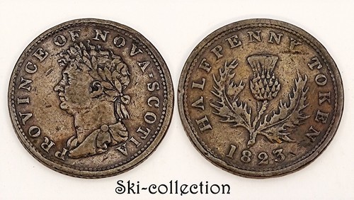 Half penny token 1823 - half,