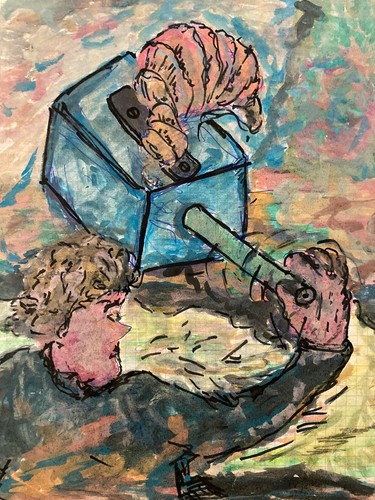 Belle peinture gouache art - gouache,