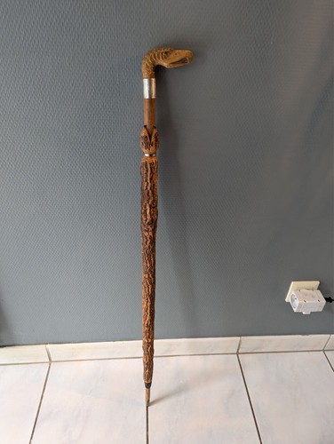 Canne parapluie trompe œil - canne,