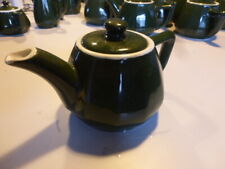théière verseuse tisanière en grès vernissé vert  fond de boutique  neuf T2