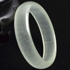 Magnifique Bracelet Jonc en Jade Translucide 58mm