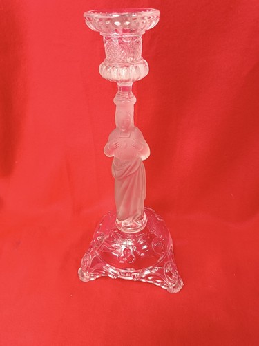 Bougeoir ancien verre - bougeoir,