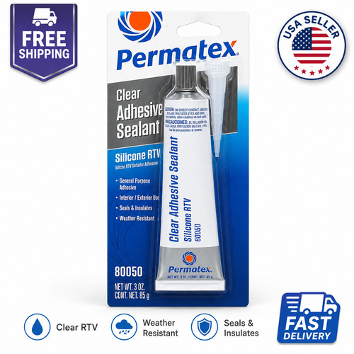 Permatex 80050 clear rtv - permatex,