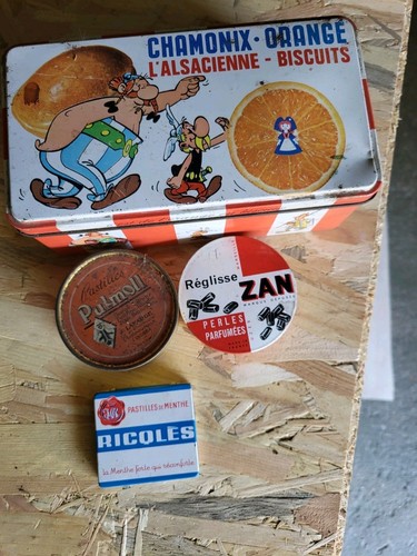 Lot boîtes métallique - lot,
