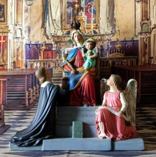 STATUE REGINA CORDIUM VIERGE