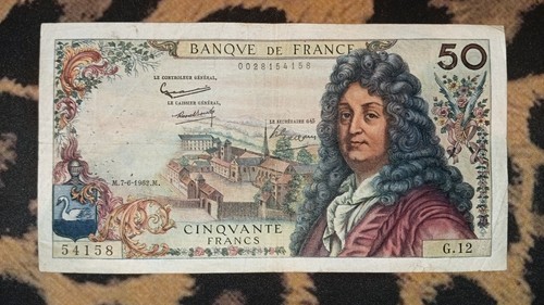 Billet francs racine - billet,