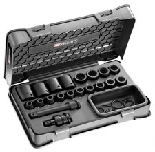 FACOM NSD.500A Coffret de douilles 1/2' impact 12 pans 8-27mm 