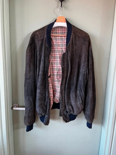Blouson daim couleur - blouson, en