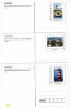 3 ENTIERS POSTAUX 2025 PHARES CAP FREHEL GRAND-LEJON PORQUEROLLES 