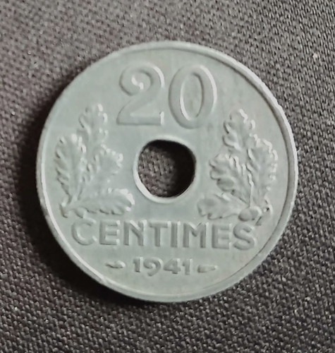 Centimes zinc etat - 20,