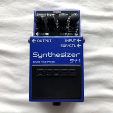 Synthétiseur BOSS SY-1 guitare pédale d'effets basse pédale bleue pédale styl...
