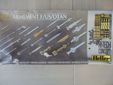Maquette Munitions 1/72 HELLER Ref 80510 Armement F/US/OTAN