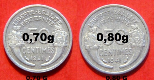 Lot pièces 50 centimes - pièces:,