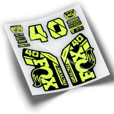AUTOCOLLANT COMPATIBLE RWP-441 FOX 40 FACTORY FOURCHE 2021 COULEURS AUTOCOLLANT