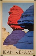 Verame Jean Tibesti désert Affiche Originale Exposition