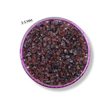 AAA+ pierre précieuse de grenat rouge grossière toutes tailles poudre de...