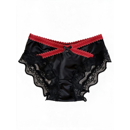 Slip dentelle satin - dentelle,