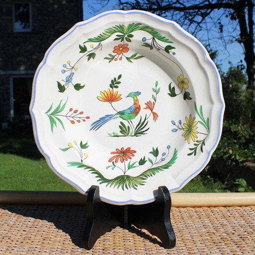 Assiette creuse faïence - assiette,