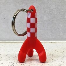 PORTE CLE: FUSEE LUNE TINTIN  par HERGE TL / LU 1994 - RARE!