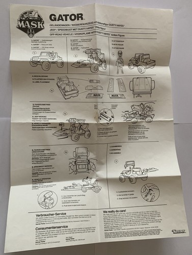 Kenner notice - m.a.s.k.,