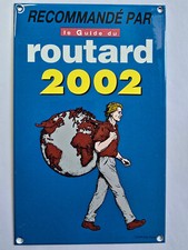 plaque émaillée du routard 2002