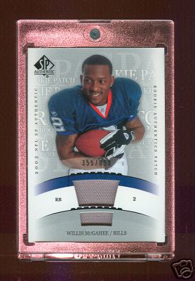 Willis mcgahee 2003 - mcgahee,