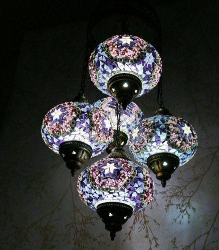 Lustre plafonnier suspendu - , en