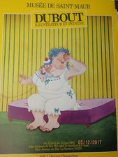 Affiche - DUBOUT - Expo Musée