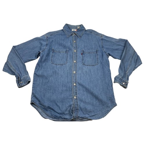 Chemise denim bleu - en, vintage