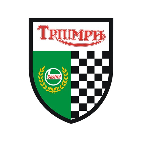 Sticker plastifié triumph - plastifié,