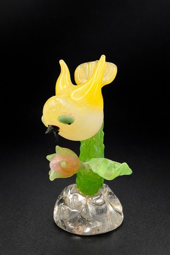 Figurine oiseau verre - figurine, en