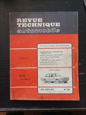 revue technique Opel REKORD D 1.7 1.7 s 1.9 sh opel rekord 2 Rta opel rekord II