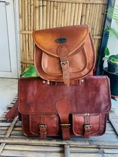 Fauve Marron Cuir Courses Sac