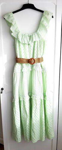 Robe zara broderie anglaise - broderie,