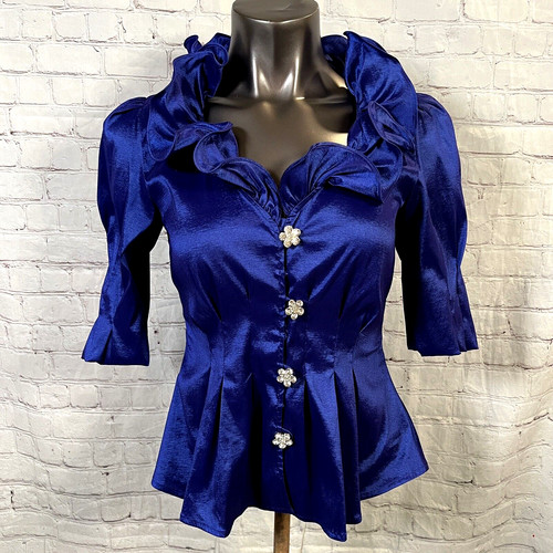 Blouse vintage chetta femme - blouse,