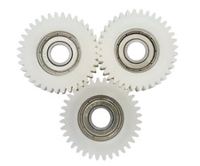 Set 3 Pièces Engrenages