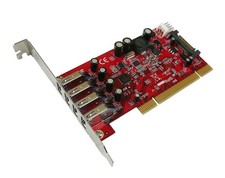 Gamme Pro - Carte PCI 4 ports USB 3.0 - low + high profile - Chipset NEC