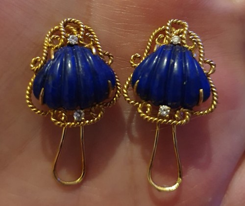 Clips oreilles 18k 9 - clips, or