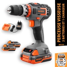 Perceuse-visseuse sans fil 20V FUXTEC FX-E1SBS20, Set 2 batteries et 1 chargeur