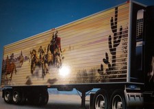 1/24 ITALERI MAQUETTE SEMI REMORQUE REEFER TRAILER FAR WEST TRUCKING REF 709