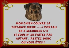 PLAQUE DE GARDE CANE CORSO
