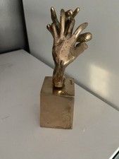 Sculpture Bronze signe Lohe 