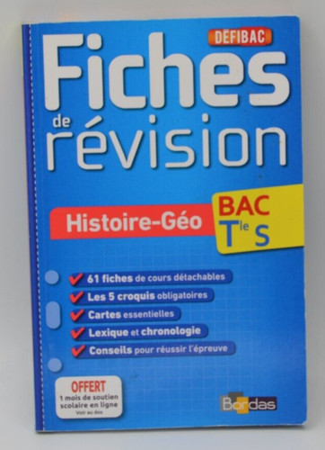 Fiches révision bac tle - de, s
