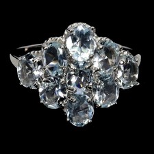 925 Bague en Argent Ovale