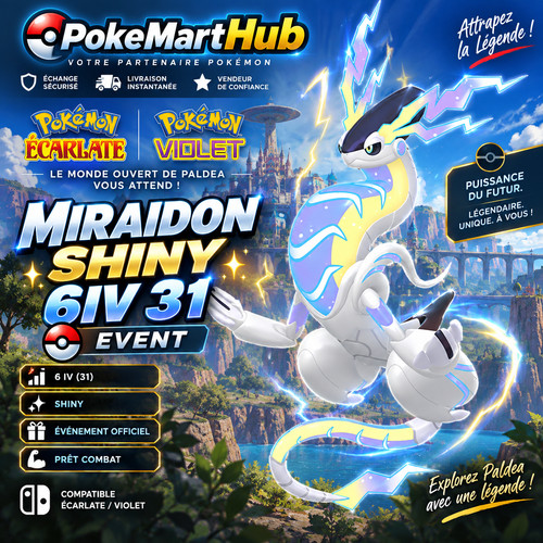 Miraidon shiny 6iv event - 31,
